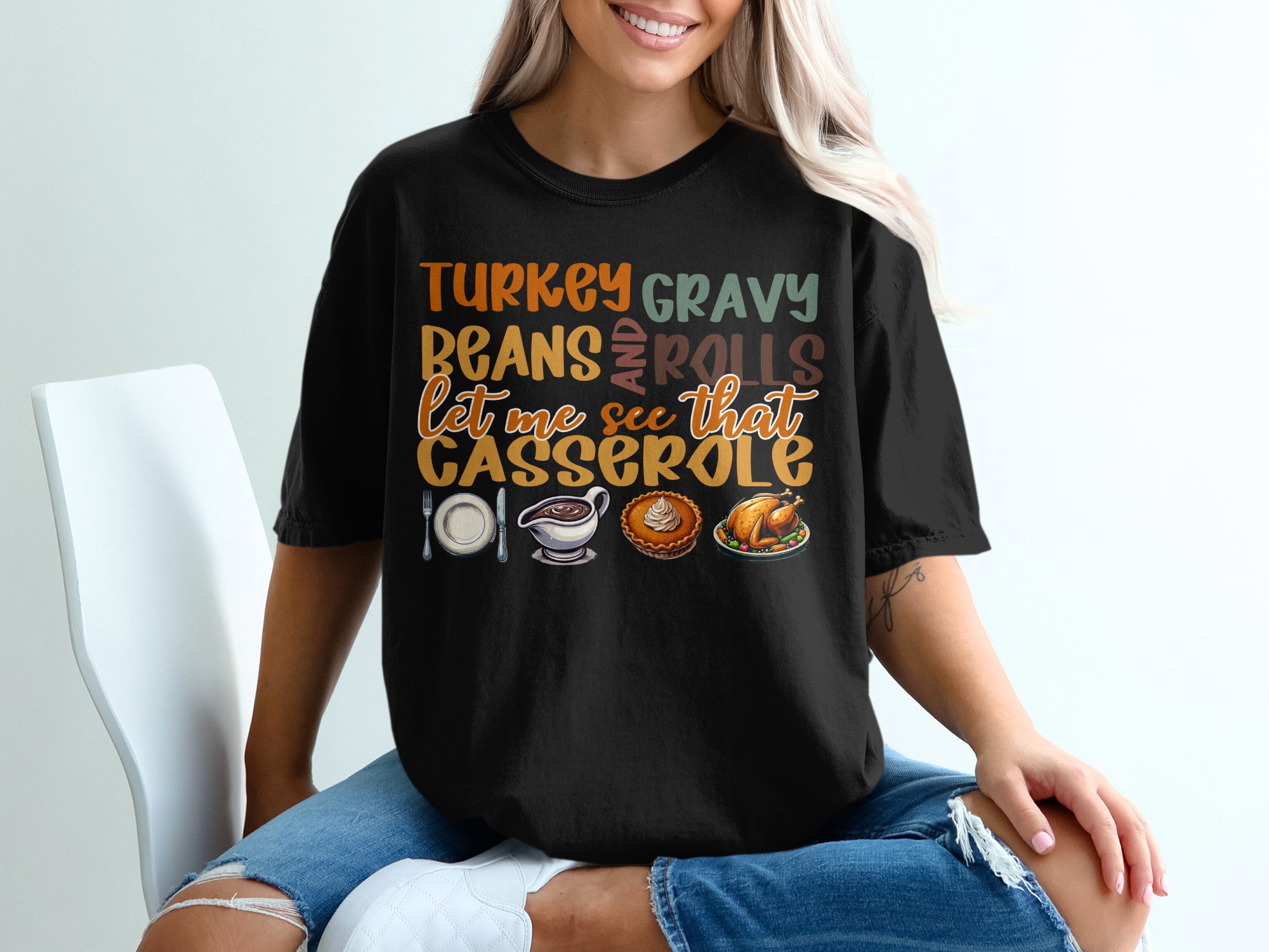Turkey Gravy Beans T-Shirt, Funny Thanksgiving TShirt, See That Casserole Tee, Holiday Dinner Shirt, Fall Feast Apparel, Food Lover Gift