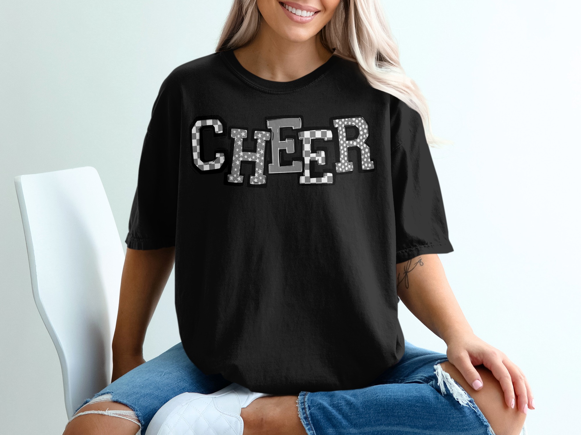 Cheer T-Shirt, Spirit Shirt, School T Shirt, Game Day Shirt, Cheerleading Shirt, Sports T Shirt, Team Shirt, Gift for Cheerleader - Image 2