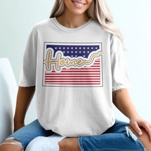 Home State T-Shirt, Patriotic Shirt, USA Flag T Shirt, United States Home Tee, American Pride Gift, Country T Shirt