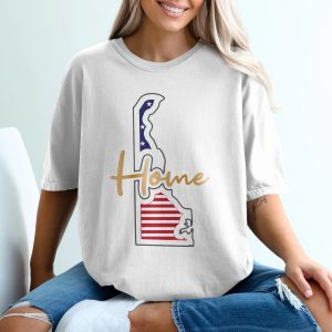 Delaware Home T-Shirt, American Pride, State Love, USA Design, Home State Tee, Souvenir T Shirt, Delaware Gift Idea