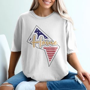 Dc Home T-Shirt, Washington dc Flag Tee, usa Pride, City Souvenir, Patriotic Apparel, dc Gift, District of Columbia Shirt
