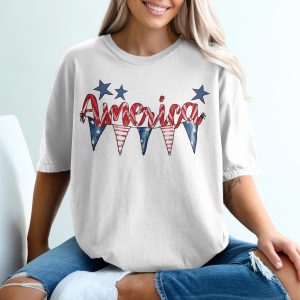 America T-Shirt, Patriotic T-Shirt, USA T-Shirt, Stars T-Shirt, Stripes T-Shirt, 4th of July T-Shirt, American Pride T-Shirt