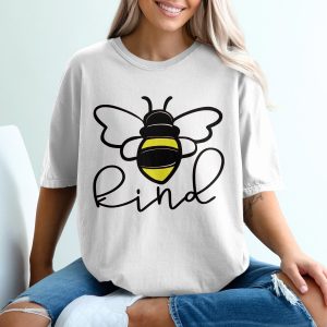 Bee Kind T-Shirt, Inspirational T Shirt, Motivational Bee Shirt, Cute Honey Bee Tee, Kindness Shirt, Positive Message Tee, Unisex Top