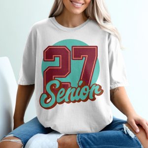 Senior 2027 Long Sleeve T-Shirt, Class of 2027 Tee, Graduation Gift, High School Senior, College Senior Shirt, Last First Day Shirt