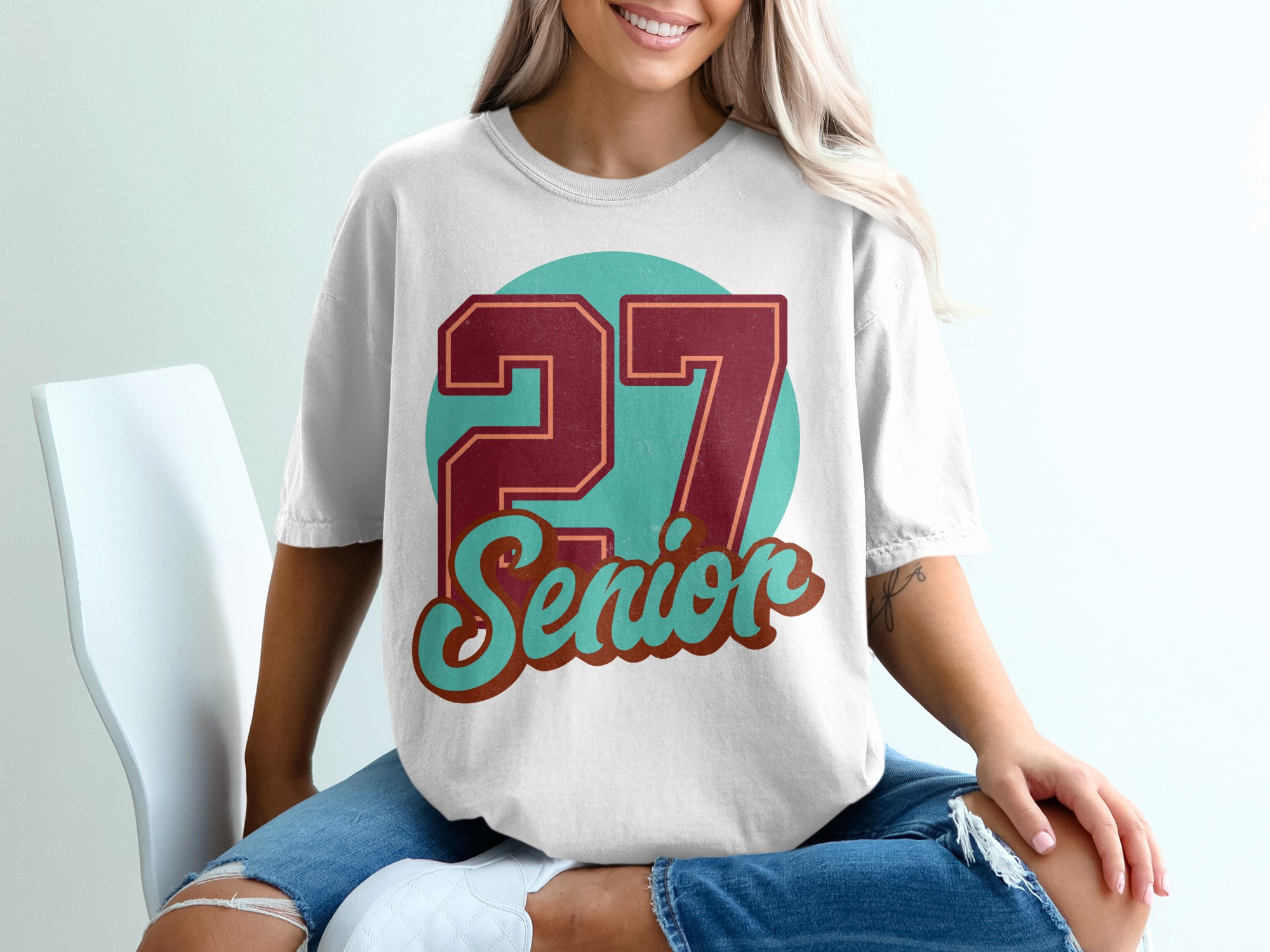 Senior 2027 Long Sleeve T-Shirt, Class of 2027 Tee, Graduation Gift, High School Senior, College Senior Shirt, Last First Day Shirt