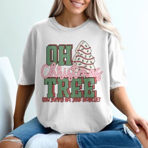Oh Christmas Tree T-Shirt, Yummy Branches, Holiday Shirt, Christmas Outfit, Festive Tee, Retro Christmas, Cute Holiday, Winter T-Shirt