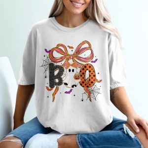 Halloween BOO Shirt, Spooky Season Tee, Ghost T-Shirt, Cute Halloween, Fall Apparel, Costume Party, Funny Halloween, October Shirt
