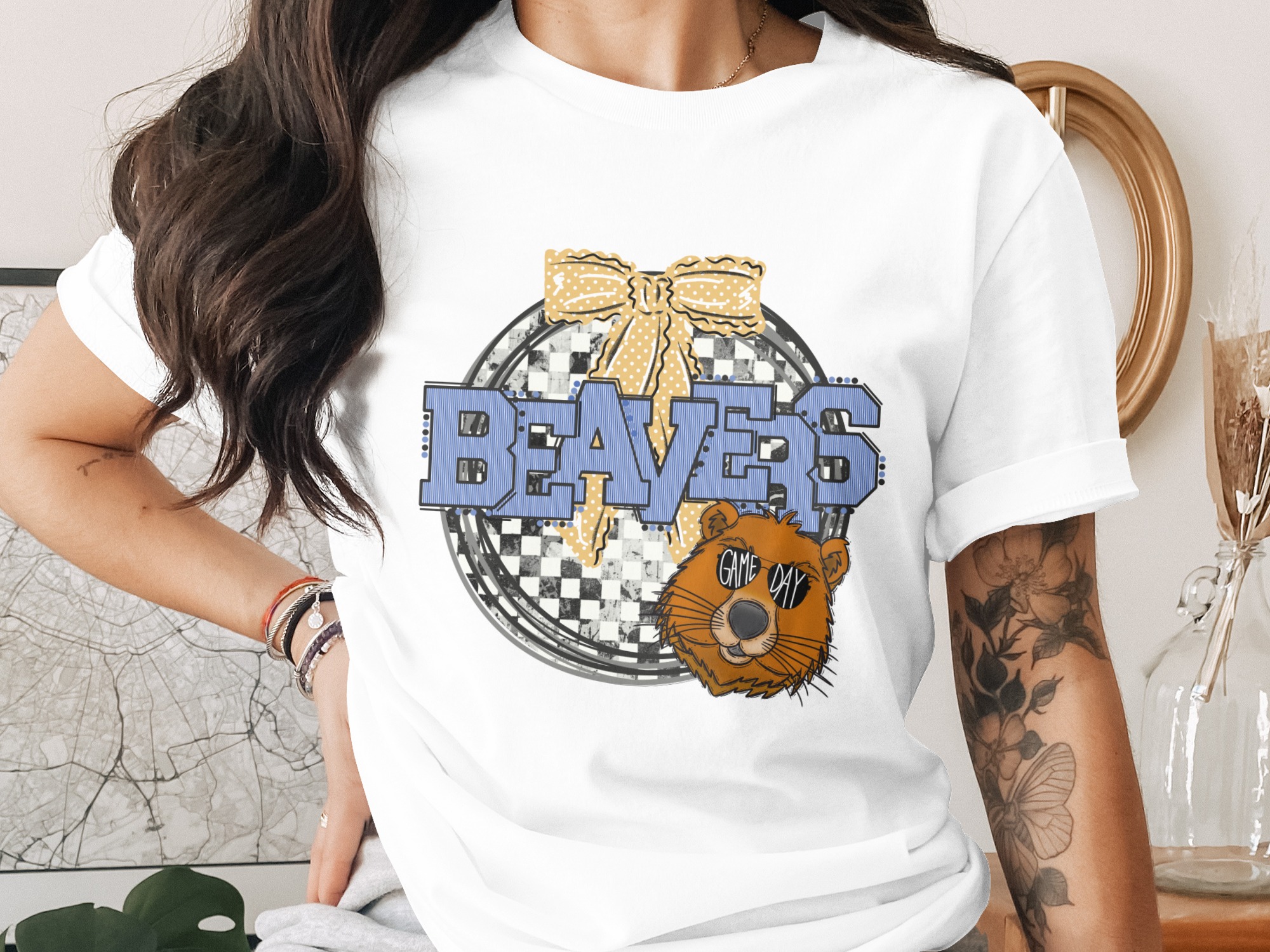 Beavers Game Day Digital Download, Sublimation Design, DTF, PNG File, College Sports, Team Spirit, Printable Graphics, School Mascot