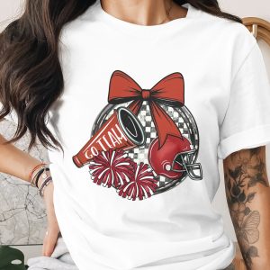 Cheerleading Digital Download, Football Sublimation PNG, Go Team Design, Pom Poms Graphic, Helmet Image, Bow Cheerleader Clipart