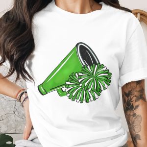 Cheerleader PNG, Pom Poms, Megaphone Digital Download, Cheerleading Sublimation Design, School Spirit, Team Mascot Graphic, Digital File