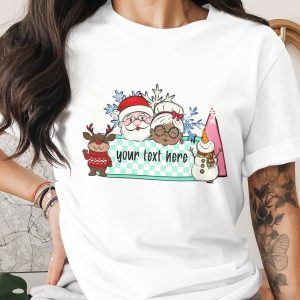 Digital Custom Digital Download Sublimation PNG, Santa, Mrs Claus, Reindeer, Snowman, Christmas, Holiday, Personalized, Your Text Here