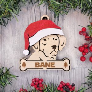 Custom CHESAPEAKE BAY RETRIEVER Dog Ornament, Pet Memorial Ornament, Personalized Pet Wood Ornament, Dog Christmas Ornament, Pet Ornament, Holiday Decor, Dog Gift