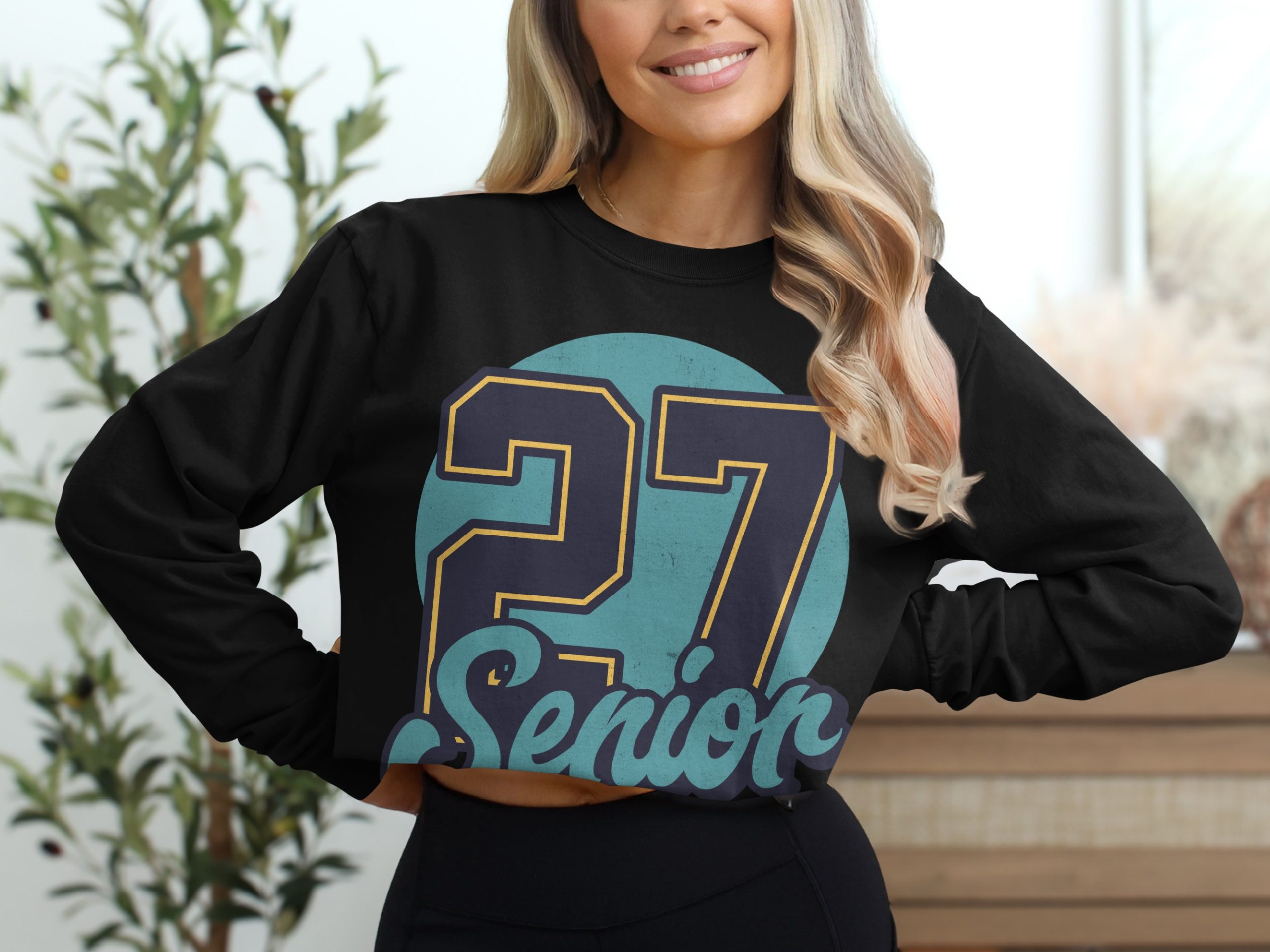 Senior 2027 Long Sleeve T-Shirt, Graduation Year Tee, Class of 2027 Shirt, High School Senior Gift, College Bound, Celebrate Senior Year - Image 2