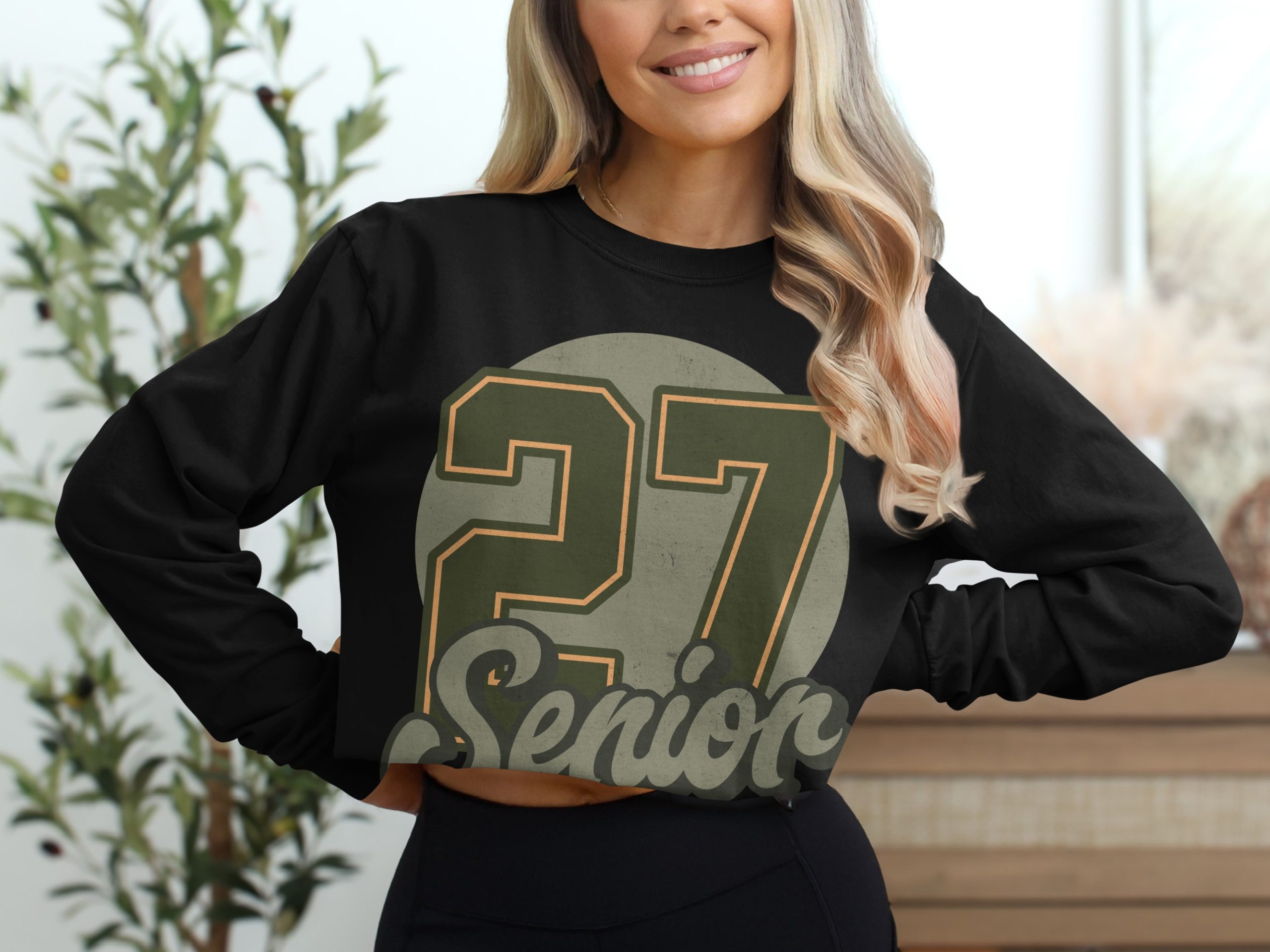 Senior 2027 Long Sleeve T-Shirt, Graduation Gift, Class of 2027 Shirt, High School Graduation Tee, College Graduation Shirt - Image 2