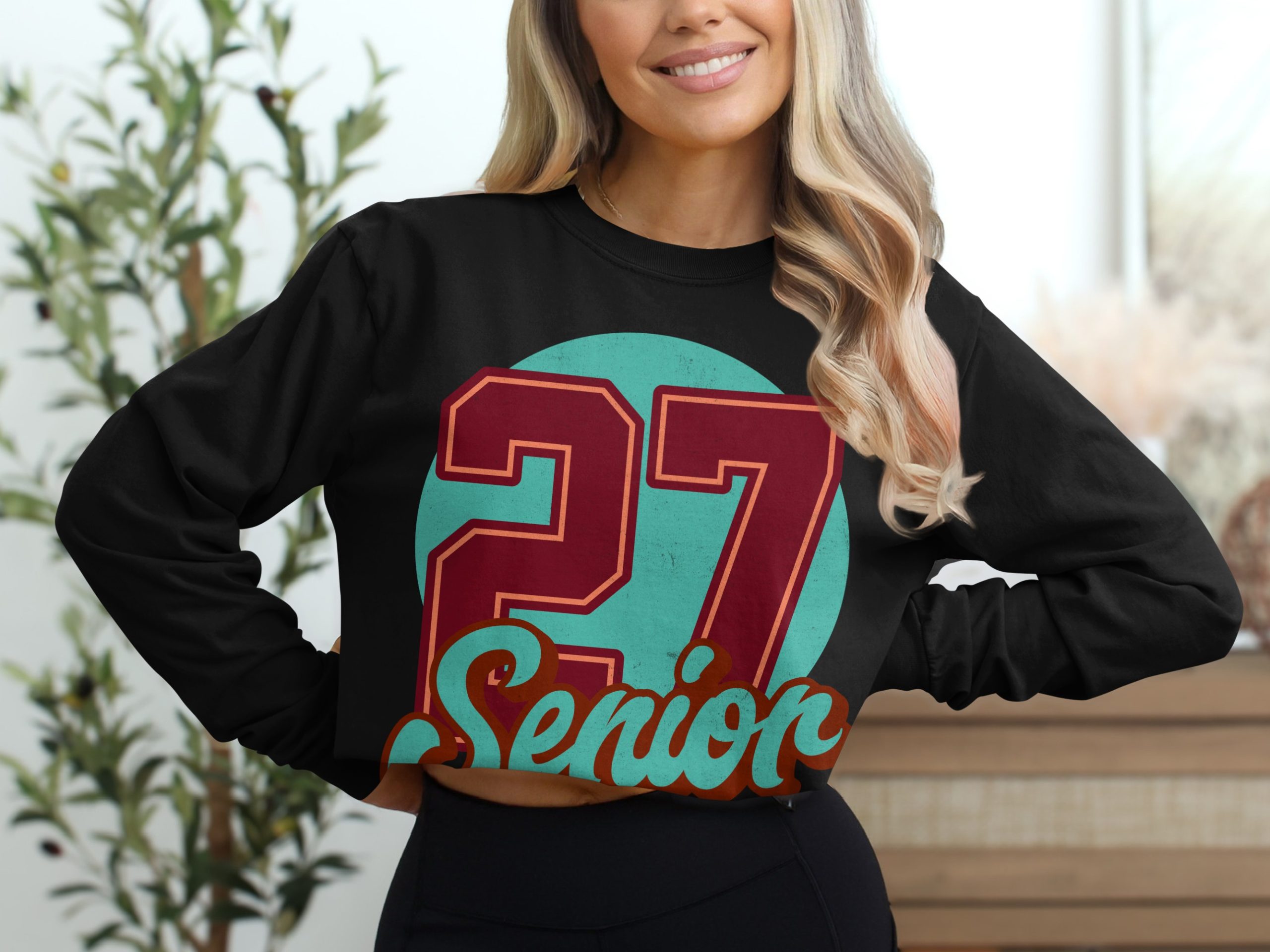 Senior 2027 Long Sleeve T-Shirt, Class of 2027 Tee, Graduation Gift, High School Senior, College Senior Shirt, Last First Day Shirt - Image 2