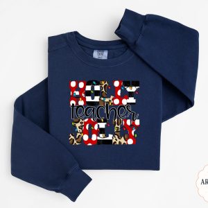 Holiday Teacher Sweatshirt, Christmas Teacher Sweatshirt, Teacher Gift, Festive Sweatshirt, Winter Holiday Sweater, Gift for Teacher