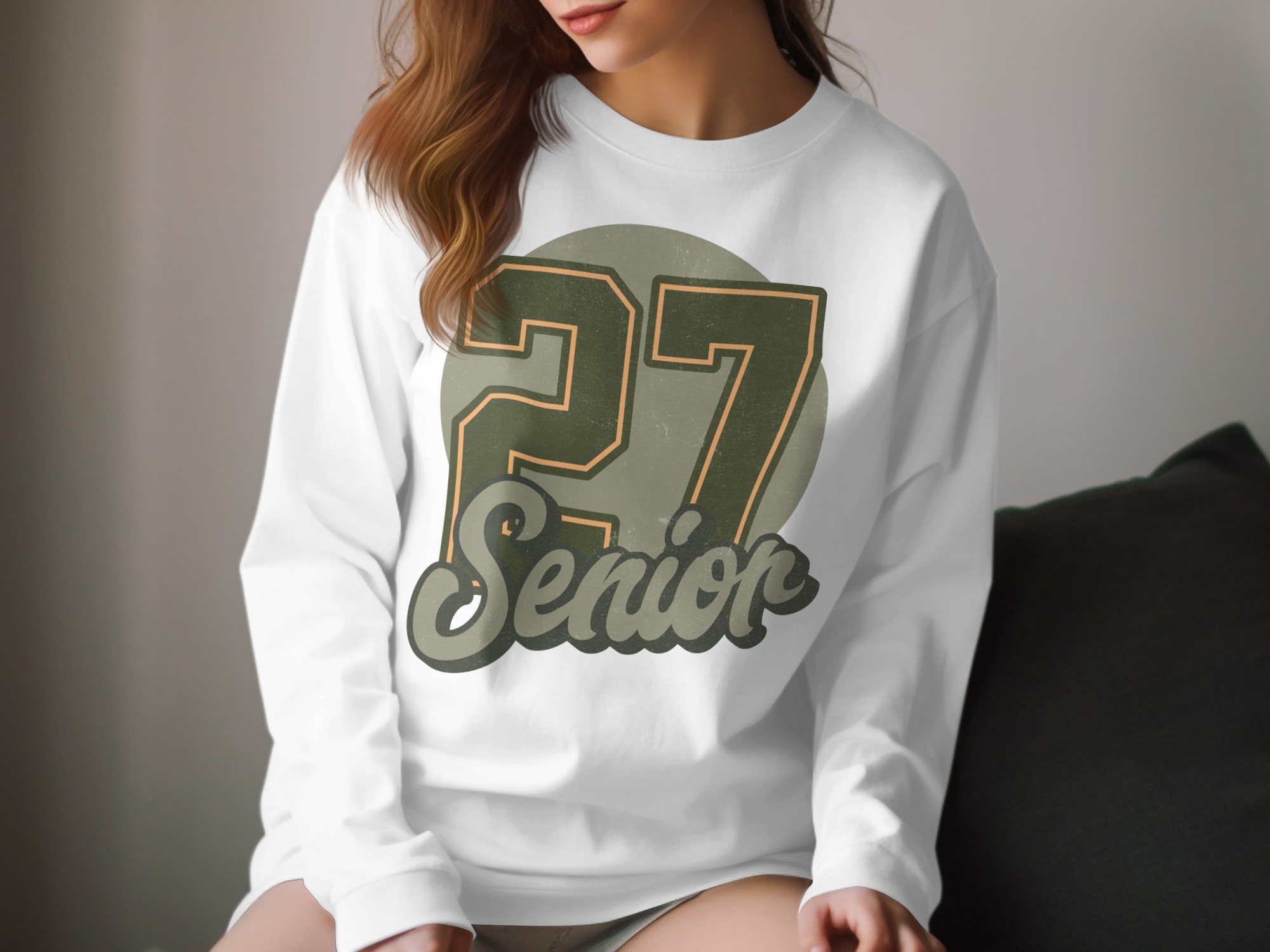 Senior 2027 Long Sleeve T-Shirt, Graduation Gift, Class of 2027 Shirt, High School Graduation Tee, College Graduation Shirt