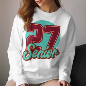 Senior 2027 Long Sleeve T-Shirt, Class of 2027 Tee, Graduation Gift, High School Senior, College Senior Shirt, Last First Day Shirt