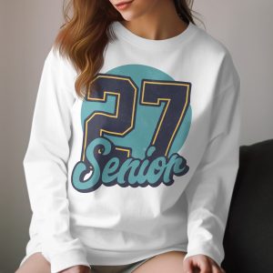 Senior 2027 Long Sleeve T-Shirt, Graduation Year Tee, Class of 2027 Shirt, High School Senior Gift, College Bound, Celebrate Senior Year