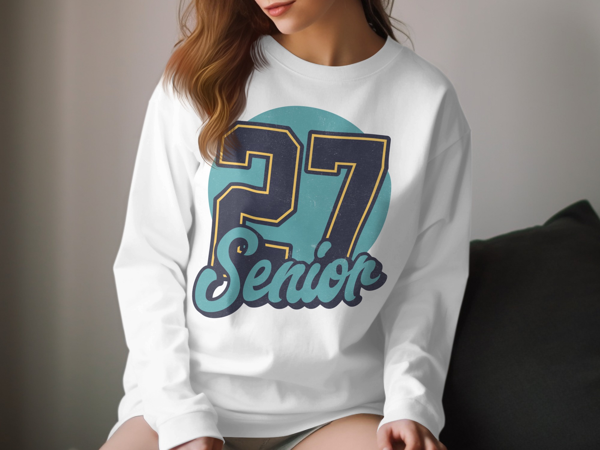 Senior 2027 Long Sleeve T-Shirt, Graduation Year Tee, Class of 2027 Shirt, High School Senior Gift, College Bound, Celebrate Senior Year