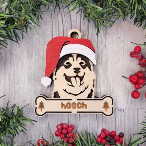 Custom PEMBROKE WELSH Dog Ornament, Pet Memorial Ornament, Personalized Pet Wood Ornament, Dog Christmas Ornament, Pet Ornament, Holiday Decor, Dog Gift