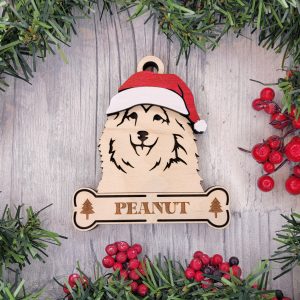 Custom SHETLAND SHEEPDOG Dog Ornament, Pet Memorial Ornament, Personalized Pet Wood Ornament, Dog Christmas Ornament, Pet Ornament, Holiday Decor, Dog Gift