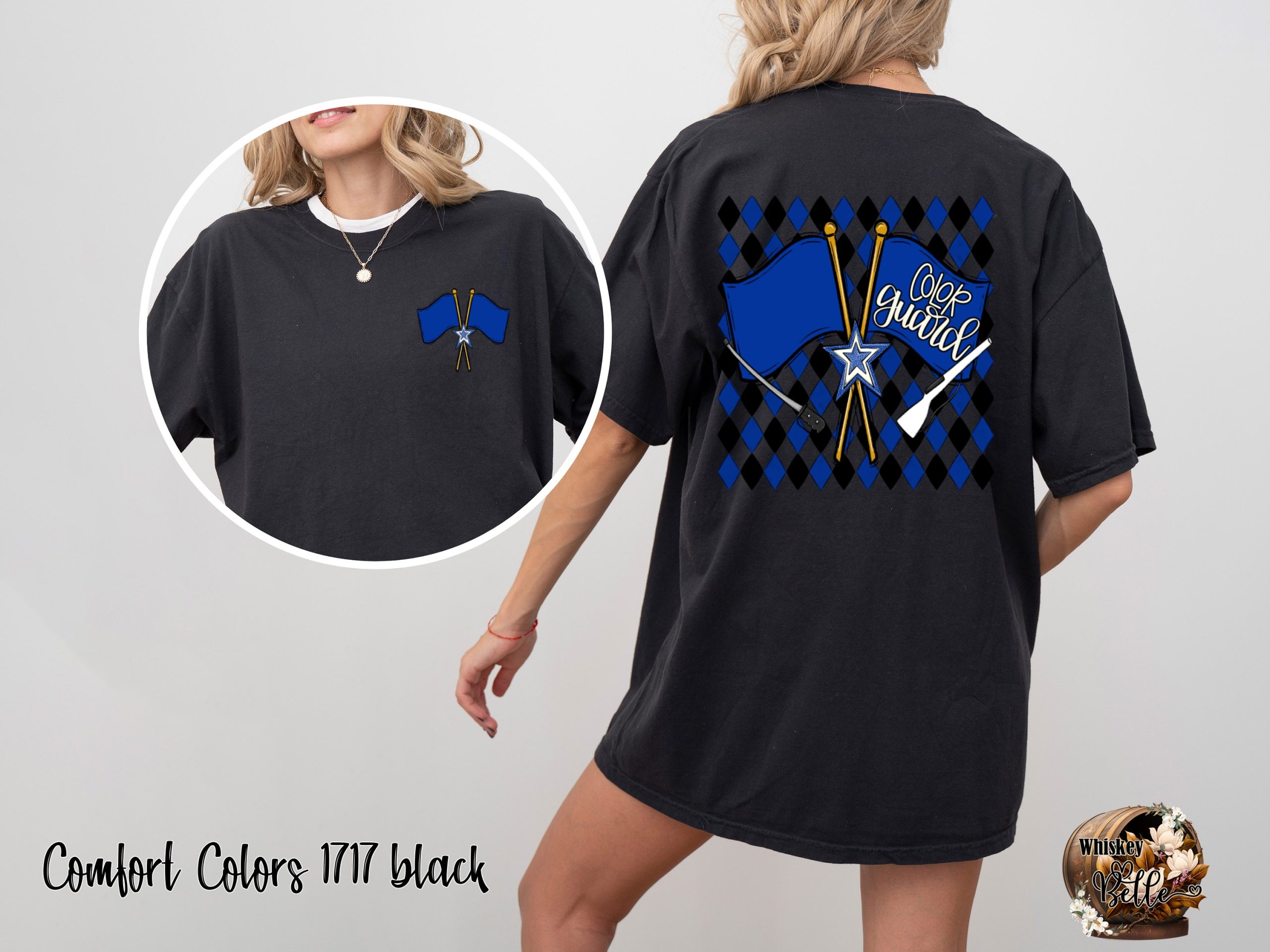 Color Guard T Shirt, Band T Shirt, Flags and Rifles T Shirt, Marching Band T Shirt, High School Band T Shirt, Gift For Band Student - Image 2