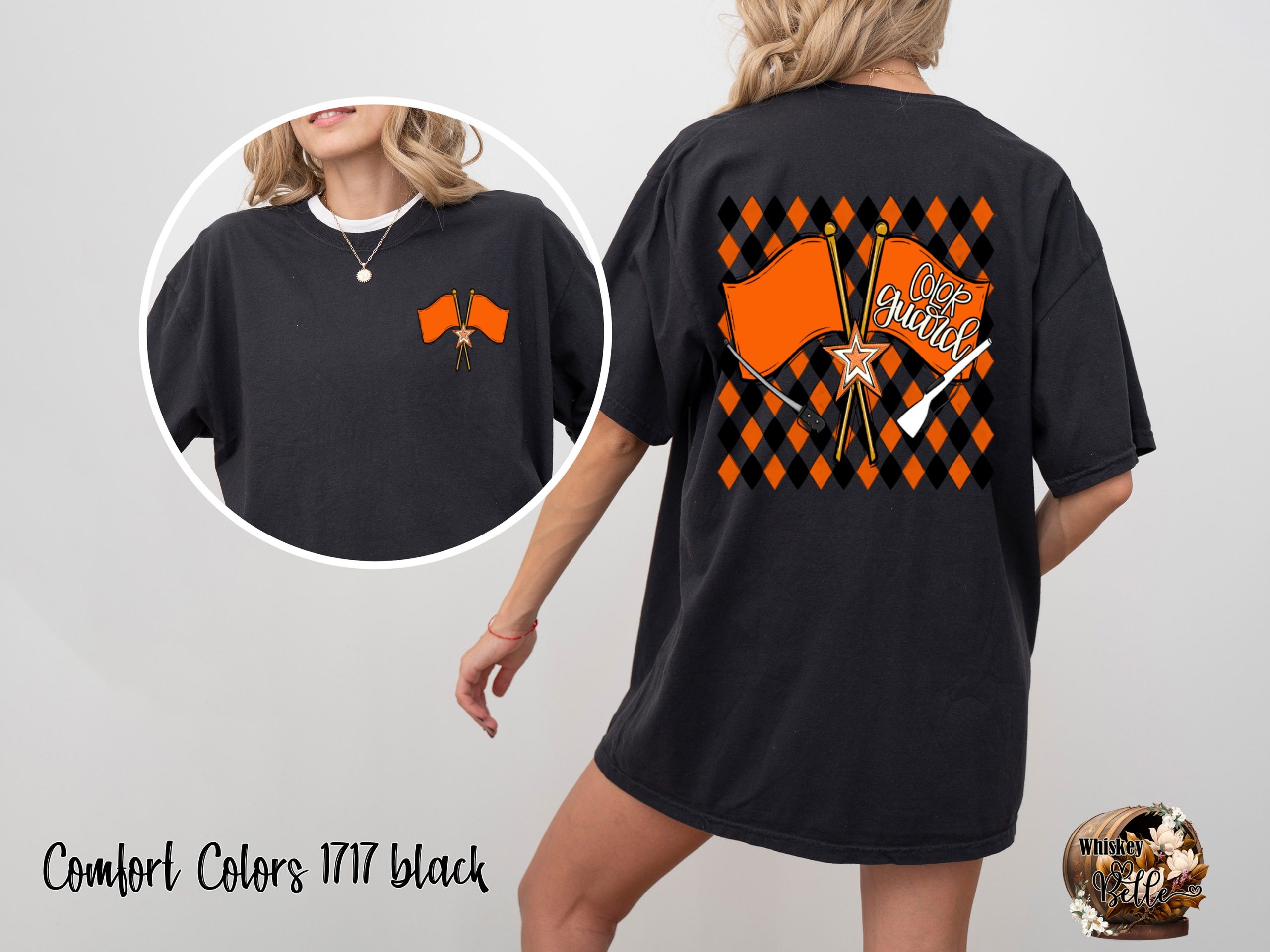Color Guard T-Shirt, Marching Band Tee, Band Mom Gift, Flags T Shirt, Music T-Shirt, School Spirit Shirt, Competition TShirt - Image 2