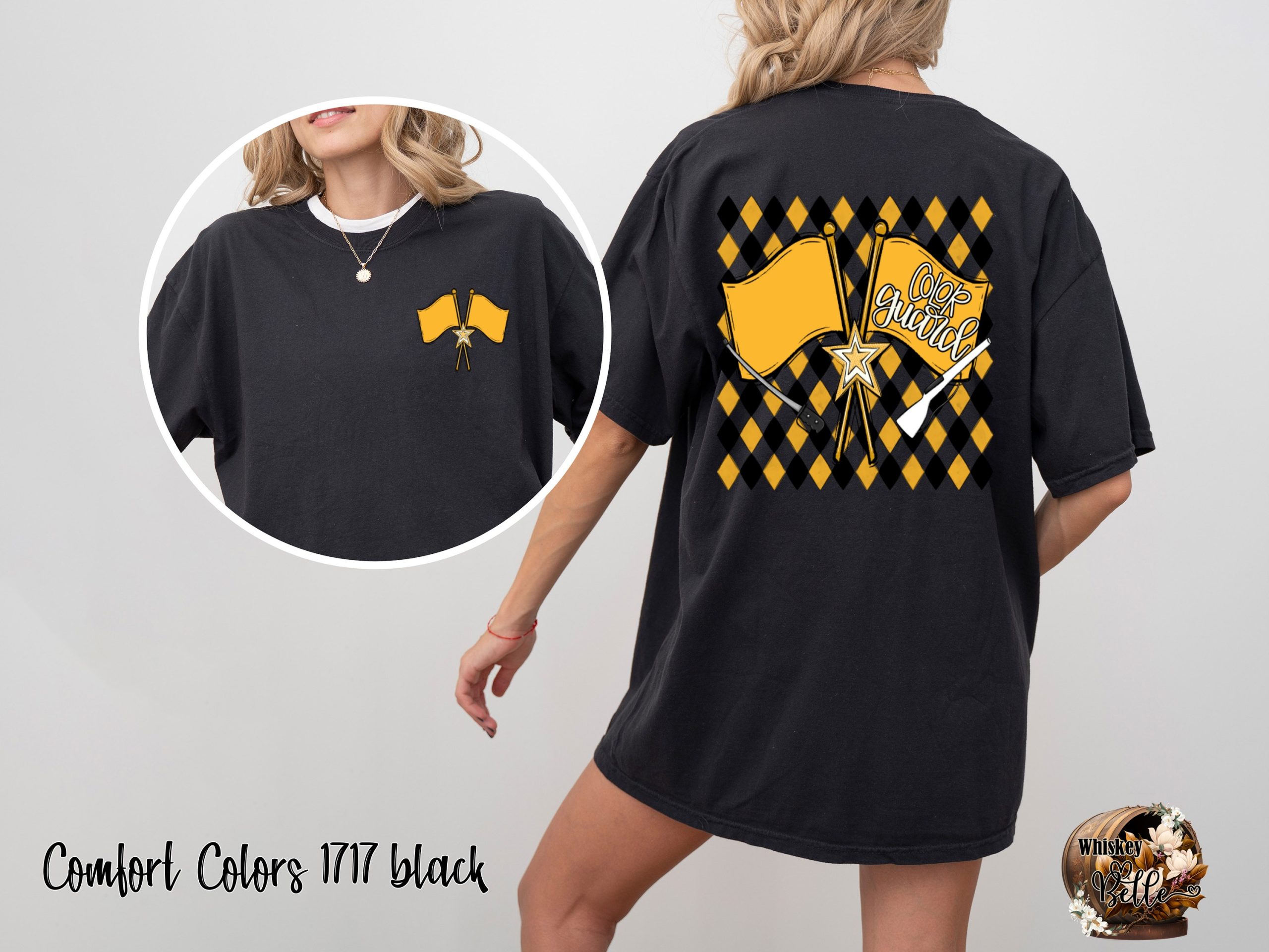 Color Guard T-Shirt, Flags, Marching Band Tee, Band Shirt, School Spirit Shirt, Gift for Color Guard Member, Winter Guard Shirt - Image 2