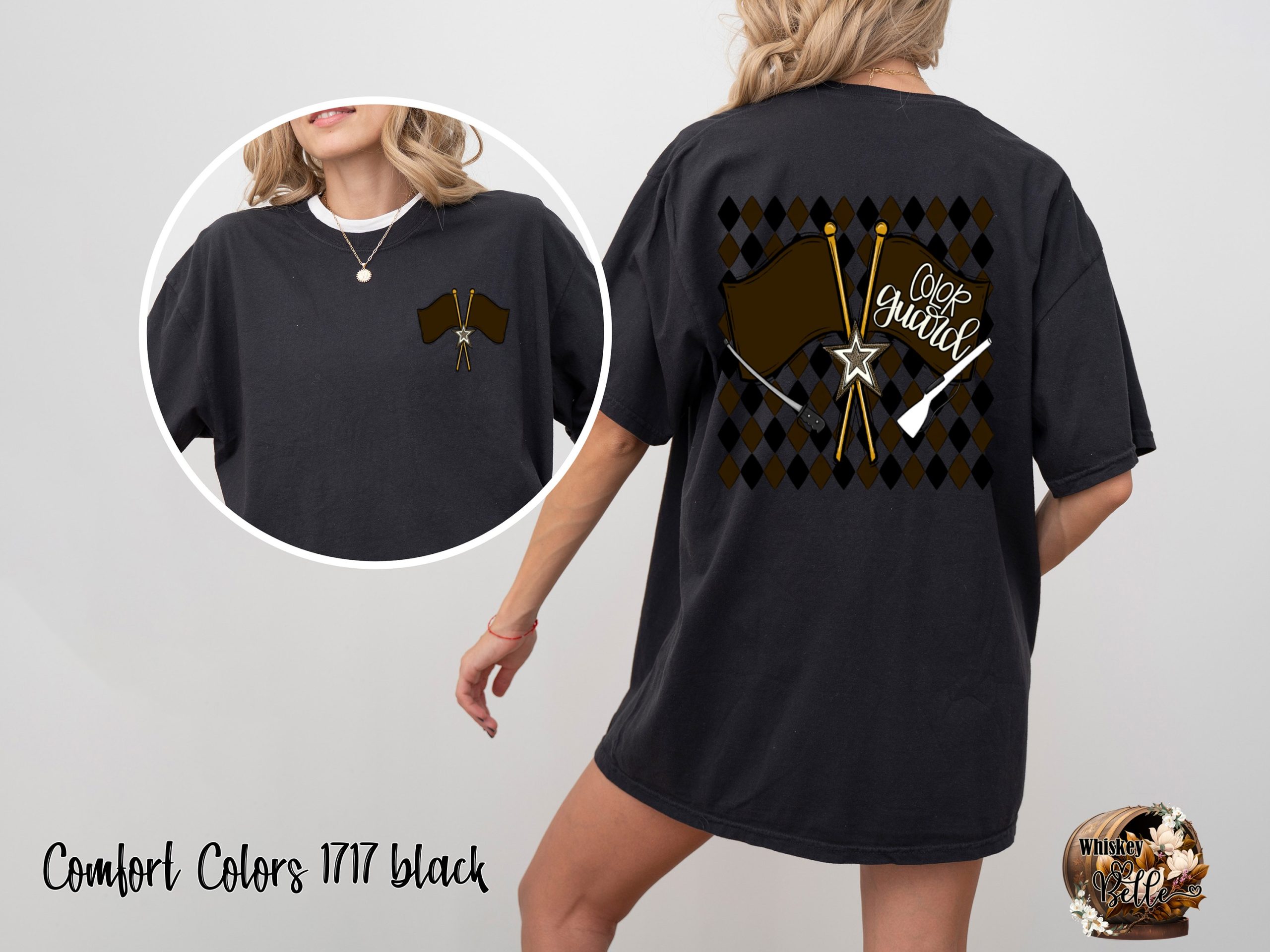 Color Guard T-Shirt, Band Geek Tee, Marching Band Gift, Flag Spinning Tee, Winter Guard Shirt, High School Band T Shirt, Band Camp Tee - Image 2