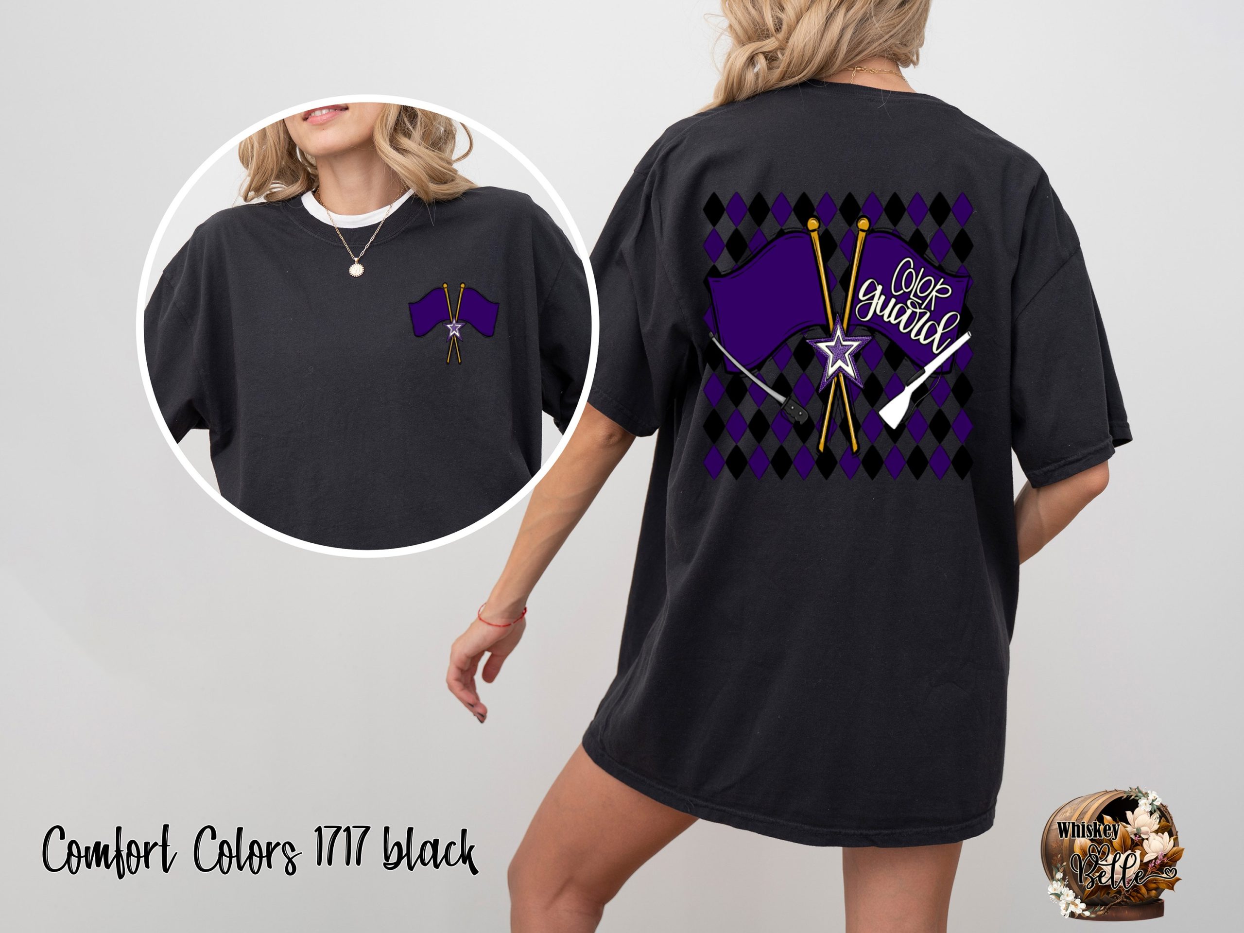 Color Guard T-Shirt, Winter Guard Tee, Marching Band Shirt, Band Mom Shirt, Gift for Color Guard, Colorguard Shirt, Flags T Shirt - Image 2