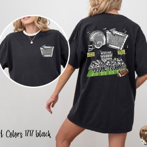 Your Text Here T-Shirt, Football Team Shirt, Game Day Tee, Stadium Shirt, Custom Text Shirt, Personalized Shirt, College Football, Fans