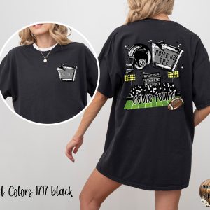 Personalized Football Team T-Shirt, Custom Text T Shirt, Home of the Team Tee, Football Season Apparel, Game Day Shirt, Gift For Fan