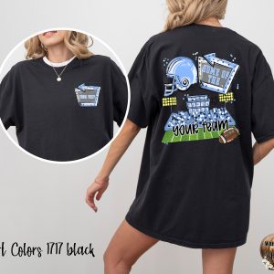 Football T-Shirt, Custom Team T Shirt, Stadium T Shirt, Game Day Tee, Personalized Text Tee, Unique Fan Apparel
