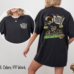 Home Team T-Shirt, Personalized Football T-Shirt, Custom Team Name, Game Day Shirt, Sports Fan Tee, Stadium Design, Gift for Player