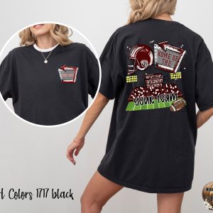 Football Team T-Shirt, Home Of The, Your Team, Game Day, Football Stadium Design, Sports Fan Tee, Custom Team Shirt, Gift For Football Lover
