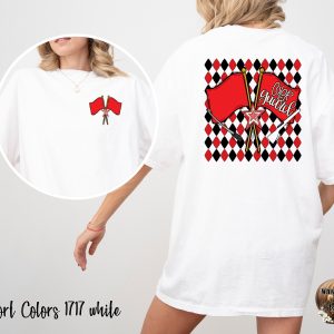 Color Guard Design T-Shirt, Marching Band Tee, Flag Spinning Gift, High School Team Apparel, Drill Team Outfit, Performance Crew Shirt