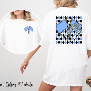 Color Guard T-Shirt, Band Shirt, High School Color Guard, Marching Band Tee, Flags, Diamond Pattern, Performance Tee, Band Mom, Gift