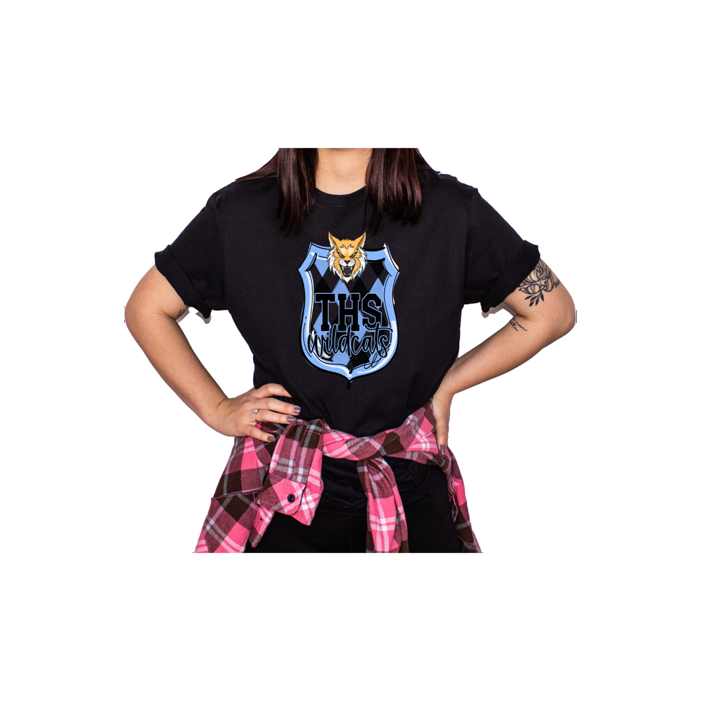 THS Wildcats T-Shirt, School Spirit Shirt, Wildcat Mascot Tee, Team Pride Apparel, Sports Fan Gift, Student Supporter Top - Image 4