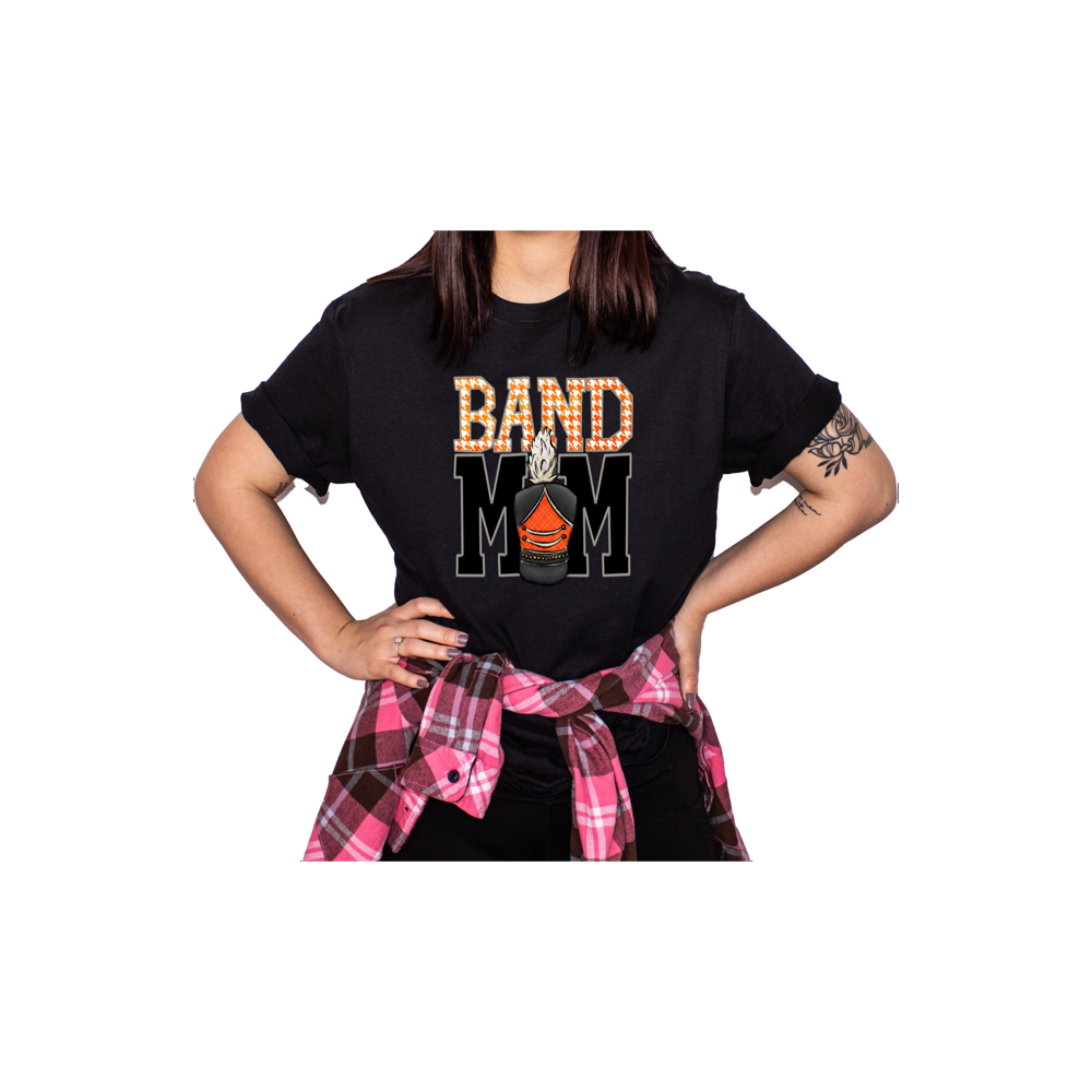 Band Mom T-Shirt, Marching Band Tee, Proud Band Parent, Gift for Mom, Band Lover Apparel, Music TShirt, Show Band Tee - Image 4