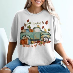 Fall Is Proof Change Is Beautiful Graphic Design T-Shirt