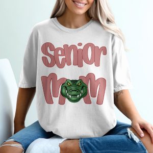 Senior Mom T-Shirt, Gator Mom Shirt, Graduation Shirt, Class of 2024 Shirt, Funny Mom T-Shirt, Mom Gift, College Mascot Shirt, Trendy