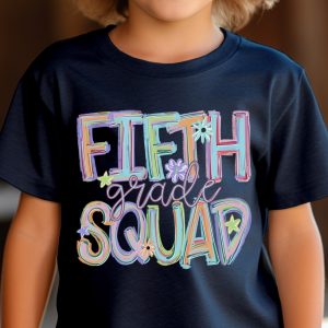Fifth Grade Squad T-Shirt, Back to School Shirt, School Group Shirts, Elementary School, Kids School Shirt, Fifth Grade Teacher Shirt