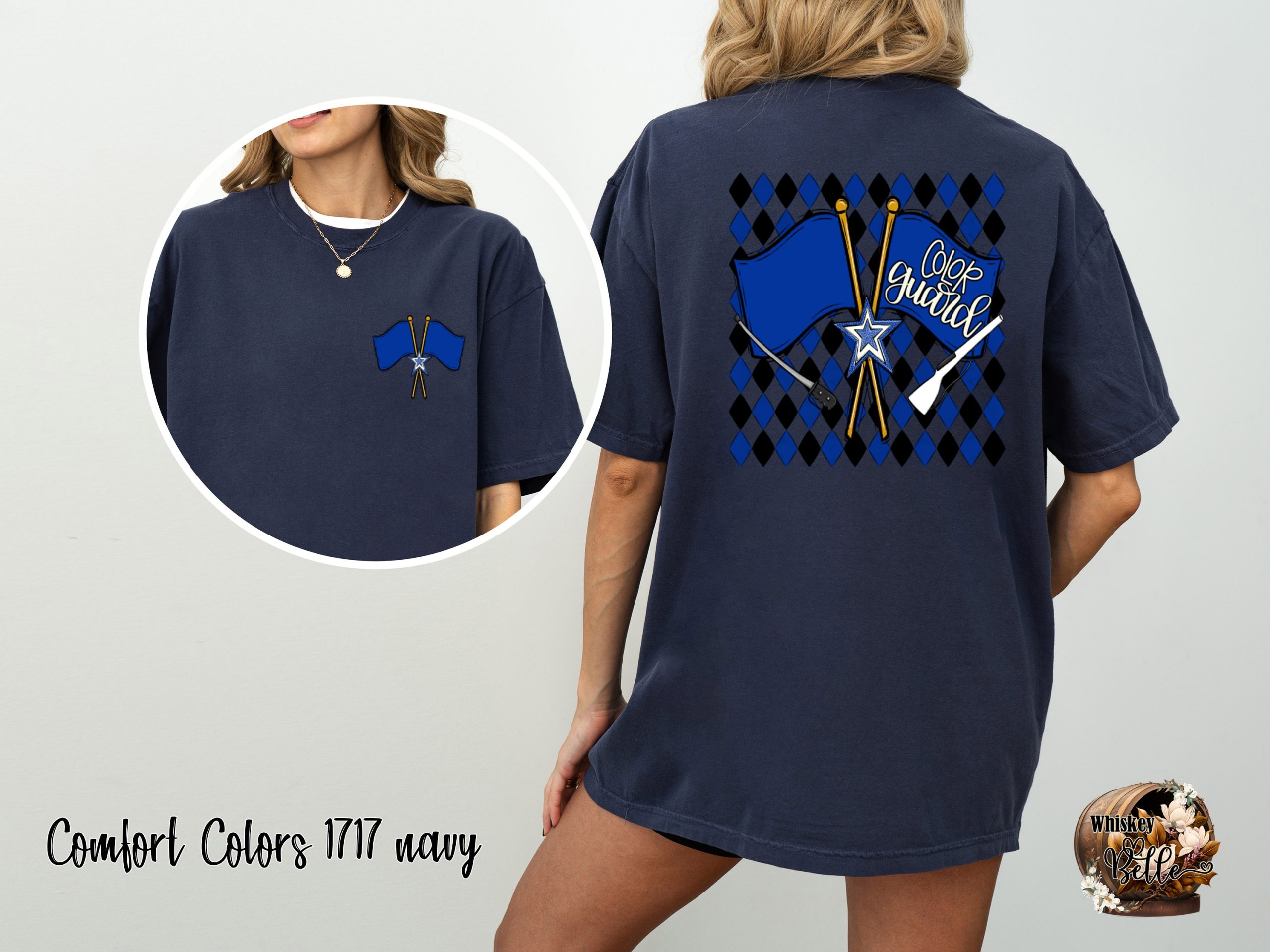 Color Guard T Shirt, Band T Shirt, Flags and Rifles T Shirt, Marching Band T Shirt, High School Band T Shirt, Gift For Band Student - Image 4