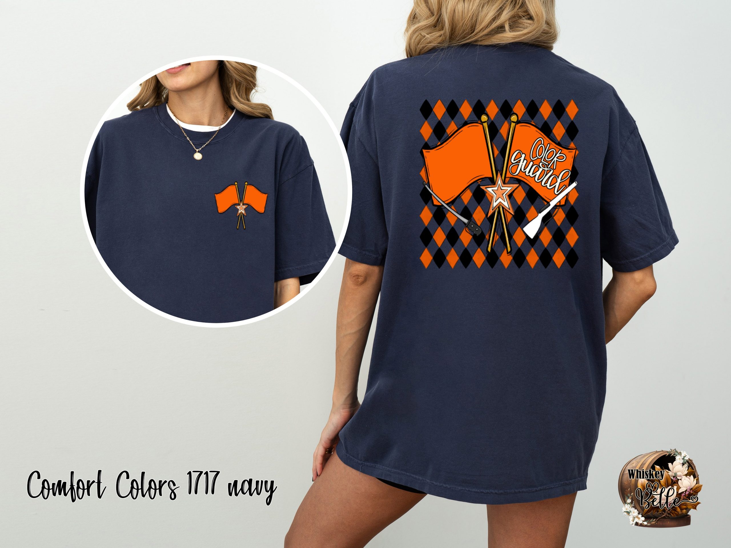 Color Guard T-Shirt, Marching Band Tee, Band Mom Gift, Flags T Shirt, Music T-Shirt, School Spirit Shirt, Competition TShirt - Image 4