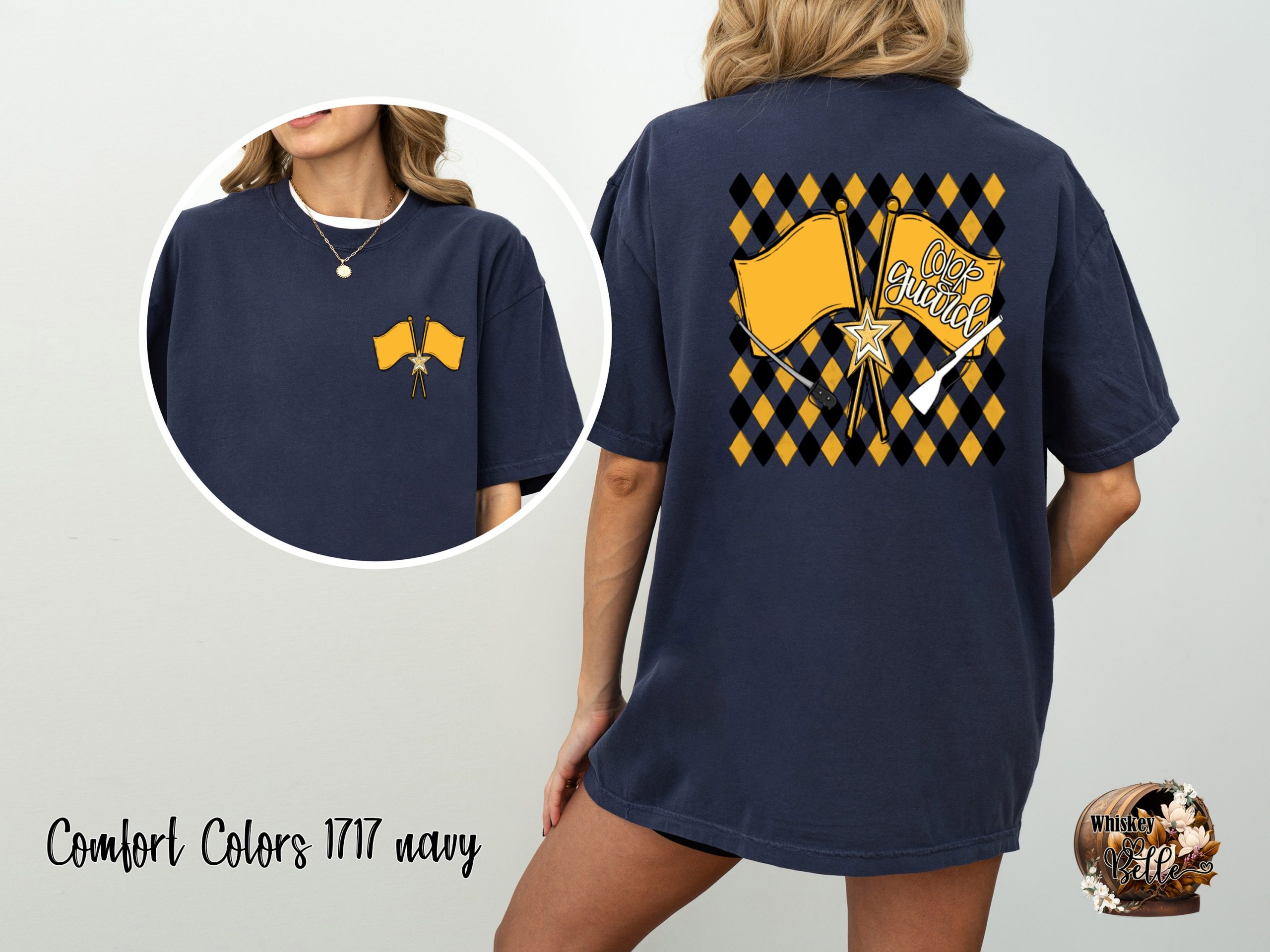 Color Guard T-Shirt, Flags, Marching Band Tee, Band Shirt, School Spirit Shirt, Gift for Color Guard Member, Winter Guard Shirt - Image 4