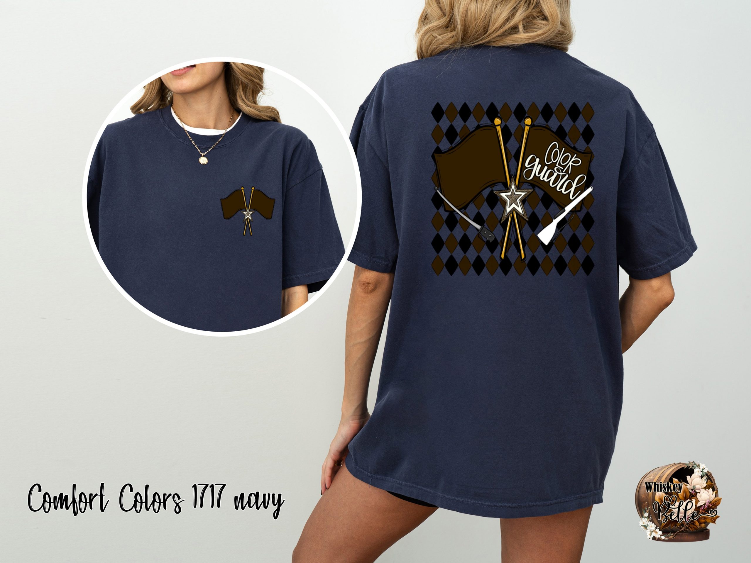 Color Guard T-Shirt, Band Geek Tee, Marching Band Gift, Flag Spinning Tee, Winter Guard Shirt, High School Band T Shirt, Band Camp Tee - Image 4