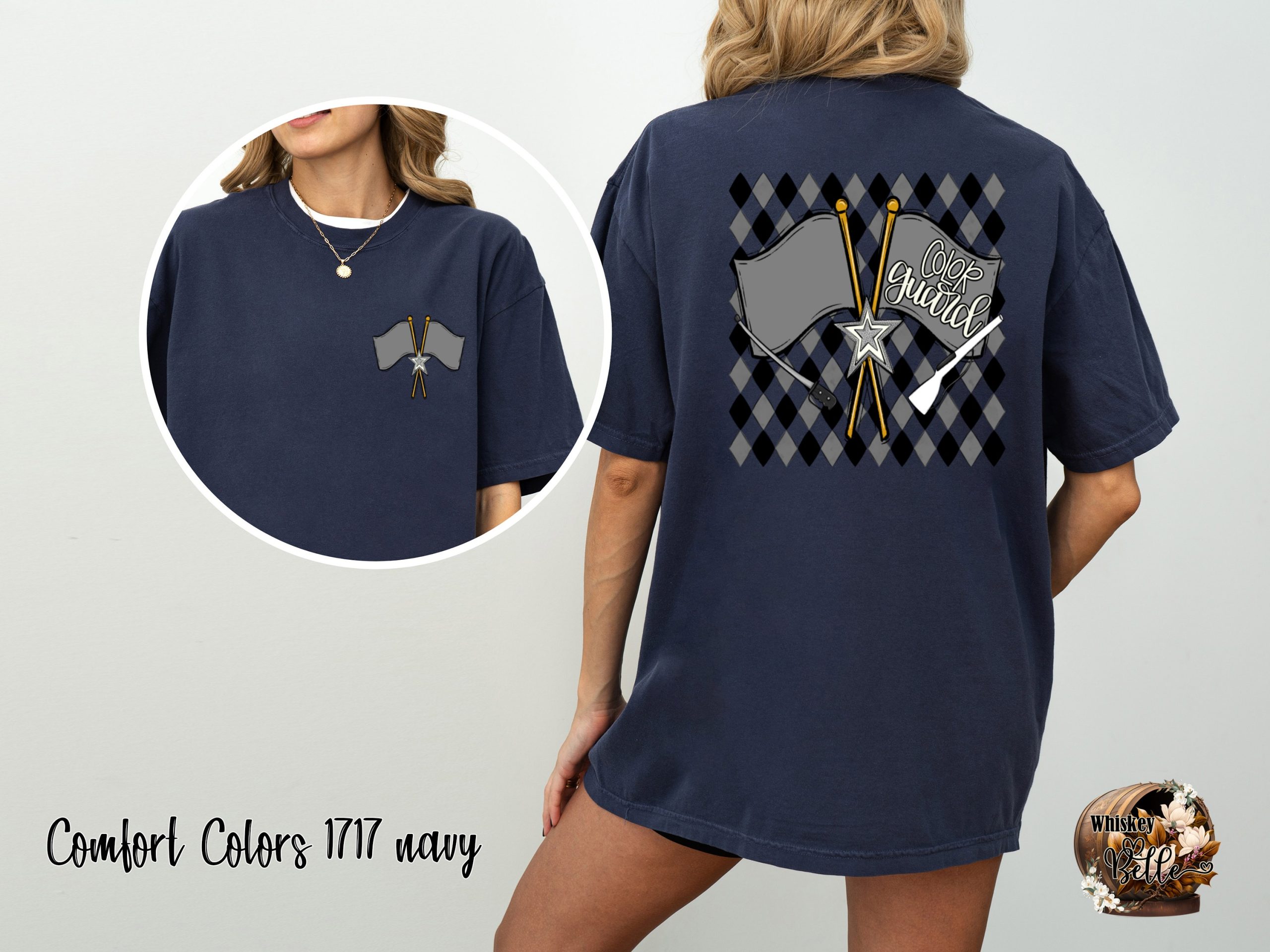 Color Guard T-Shirt, Winter Guard Shirt, Band Mom Tee, Marching Band T Shirt, Gift for Color Guard Girl, Color Guard Flag Shirt - Image 4