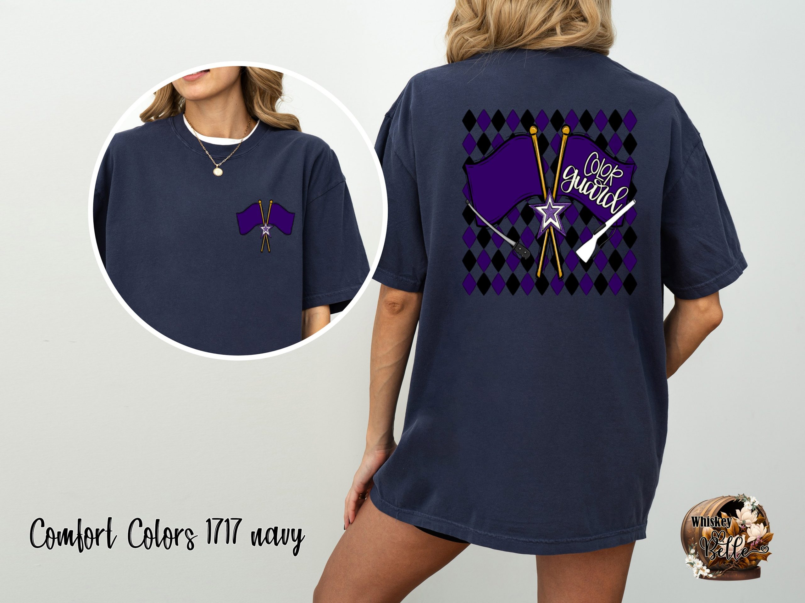 Color Guard T-Shirt, Winter Guard Tee, Marching Band Shirt, Band Mom Shirt, Gift for Color Guard, Colorguard Shirt, Flags T Shirt - Image 4