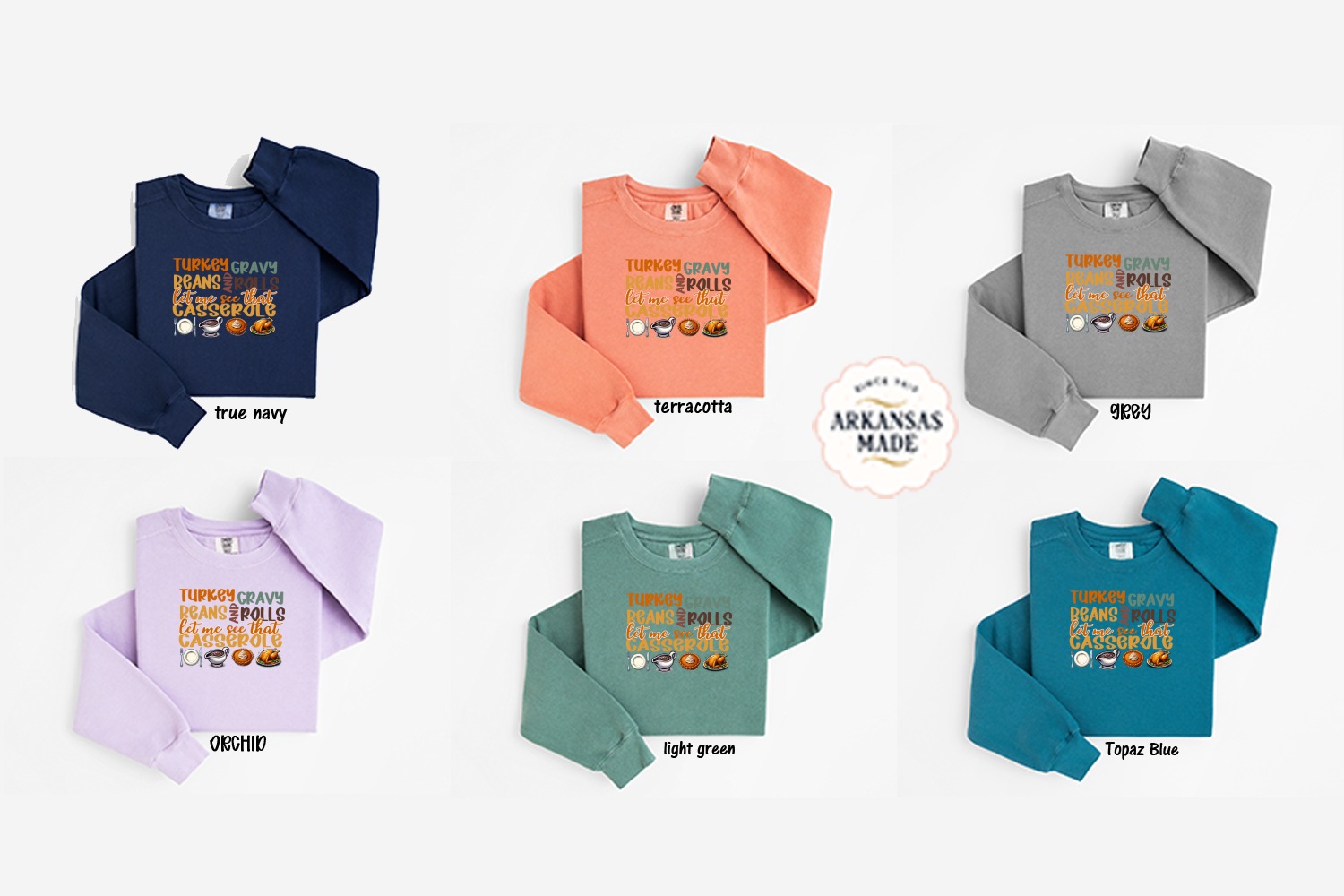 Thanksgiving Sweatshirt, Funny Thanksgiving, Foodie Gift, Turkey Gravy, Festive Sweatshirt, Holiday Apparel, Casserole Sweatshirt - Image 5